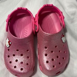 NEW HELLO KITTY BY SANRIO CROCS SIZE TODDLER LITTLE GIRL 12 13